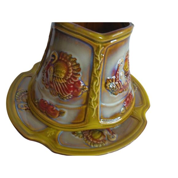 Tii Collections Candle Shade and Plate Thanksgiving Fall - Picture 6 of 7